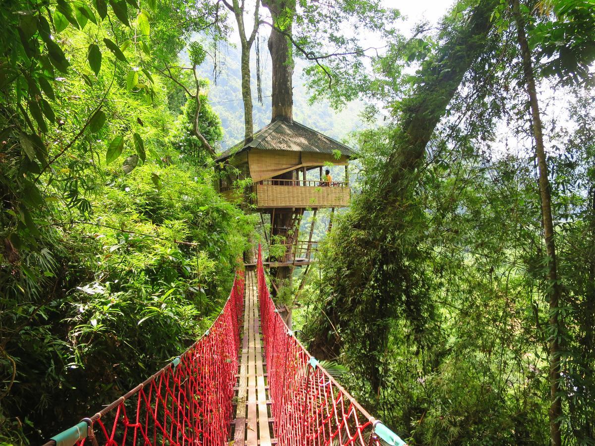 Elephant Adventure Village Tree House Vang Vieng Buitenkant foto