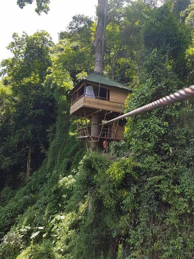 Elephant Adventure Village Tree House Vang Vieng Buitenkant foto