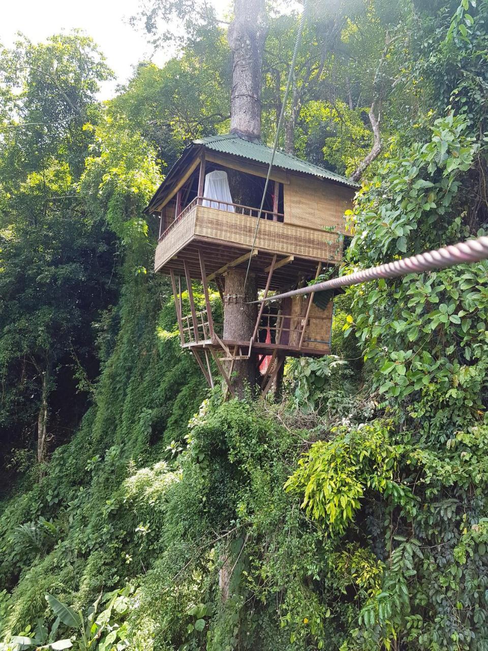 Elephant Adventure Village Tree House Vang Vieng Buitenkant foto